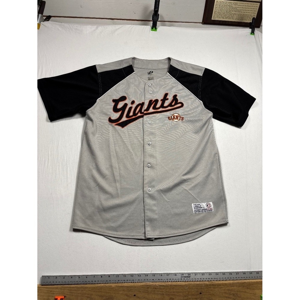 Majestic San Francisco Giants MLB Dynasty Gray Baseball Jersey Men's XL